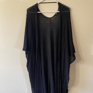 Knit mid sleeve cardigan